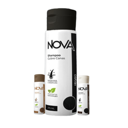 NOVA™ SHAMPOO CUBRE CANAS
