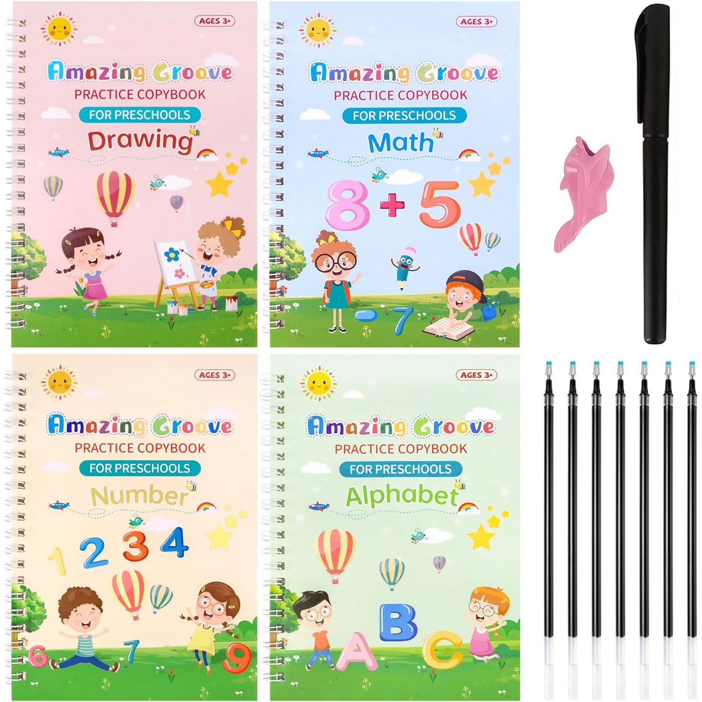 Notebook Magico™ El Set De Cuadernos Reutilizables