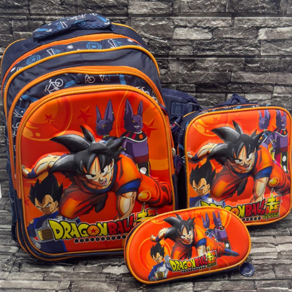 COMBO SCHOOL™ MORRAL, LONCHERA Y CARTUCHERA